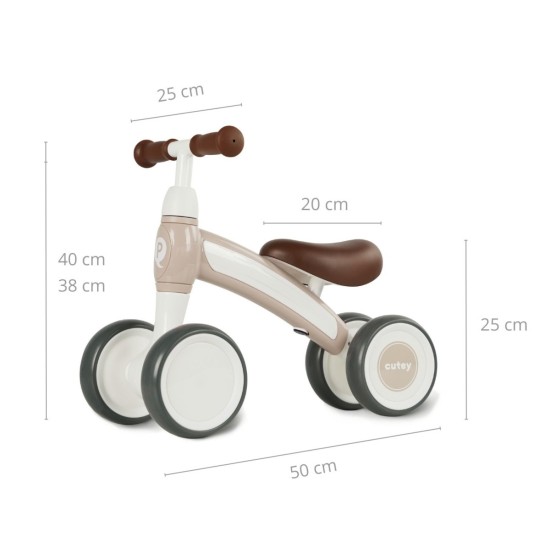 QPlay Keturratis paspirtukas CUTEY